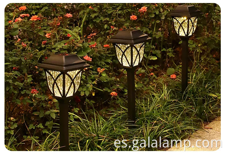 Luces LED solares de ahorro de energía brillante para patios